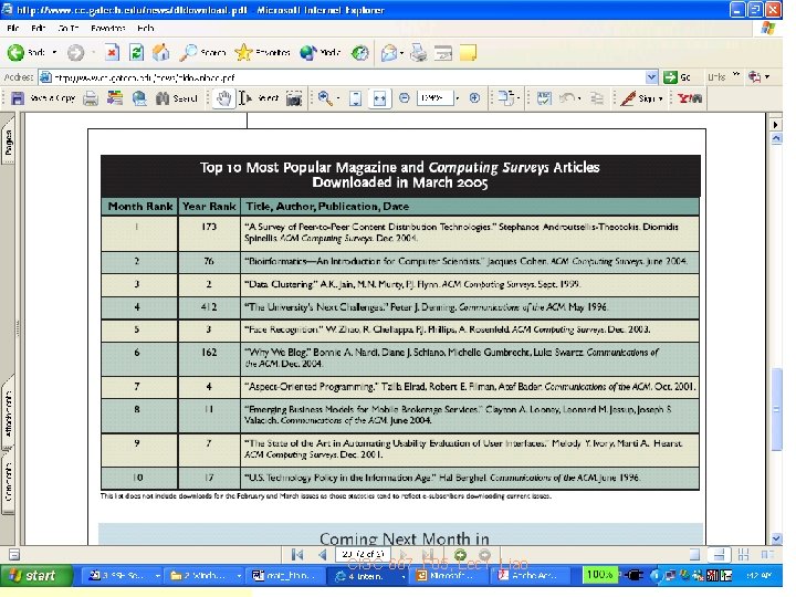 CISC 667, F 05, Lec 1, Liao 