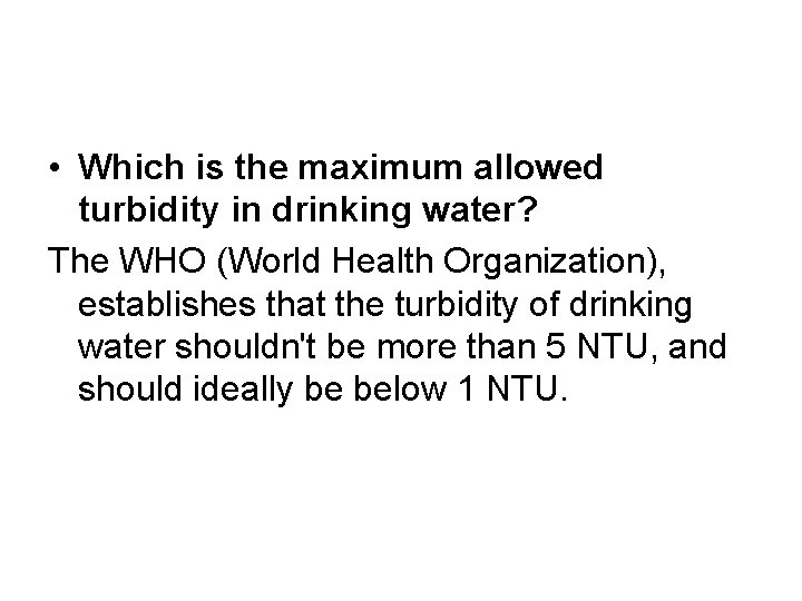 Uses of Water public water supply for protection