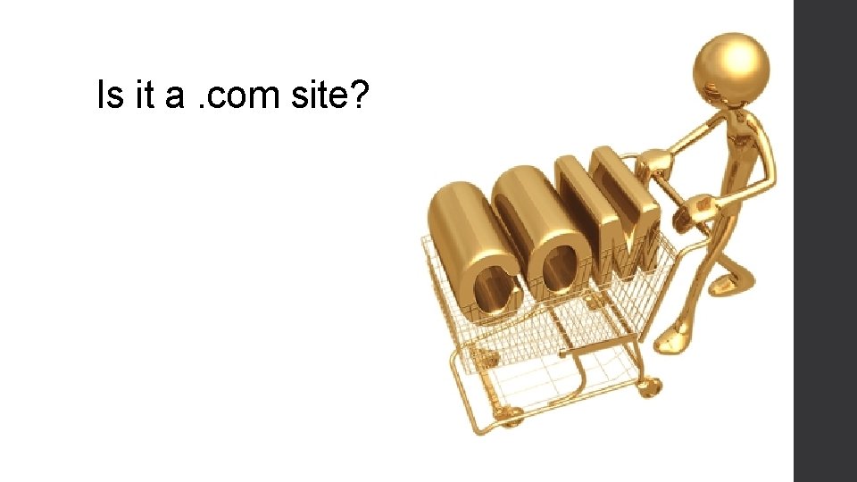 Is it a. com site? 