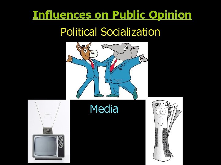 Influences on Public Opinion Political Socialization Media 