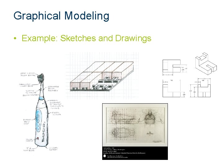Graphical Modeling • Example: Sketches and Drawings Graphical Modeling • Example: Sketches and Drawings