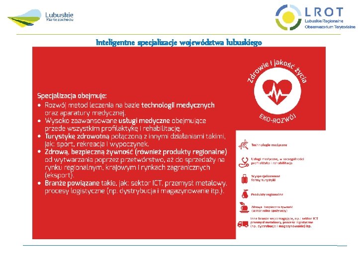 Inteligentne specjalizacje województwa lubuskiego 