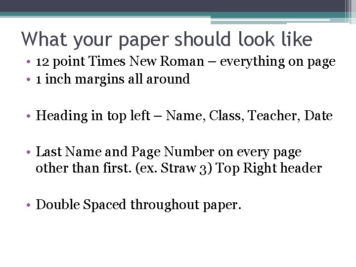 What your paper should look like • 12 point Times New Roman – everything What your paper should look like • 12 point Times New Roman – everything