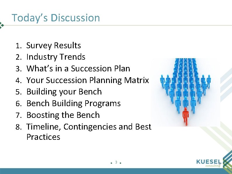 Today’s Discussion 1. 2. 3. 4. 5. 6. 7. 8. Survey Results Industry Trends