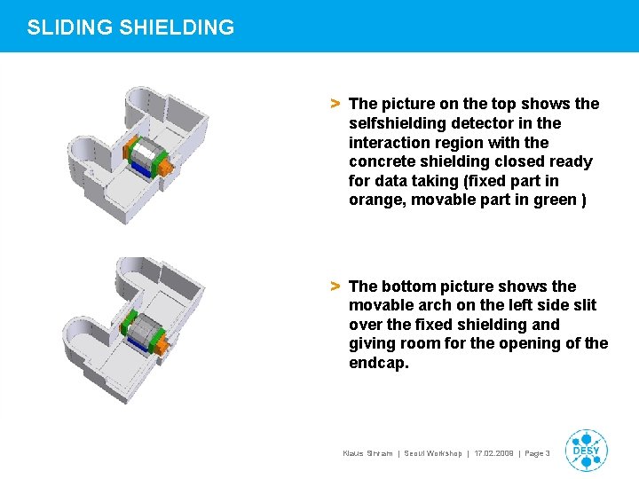 SLIDING SHIELDING > The picture on the top shows the selfshielding detector in the
