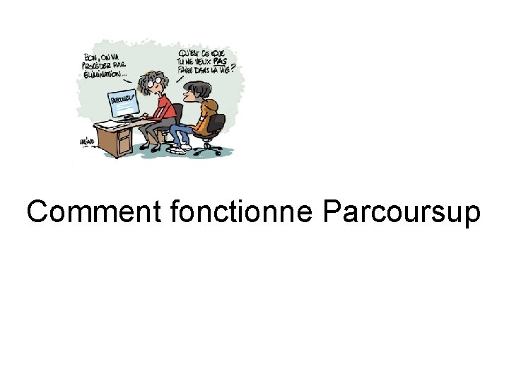 Comment fonctionne Parcoursup 