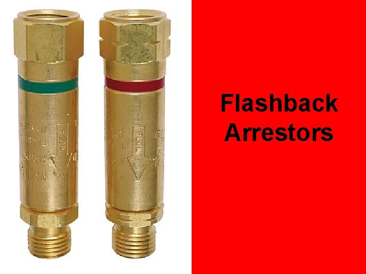 Flashback Arrestors 