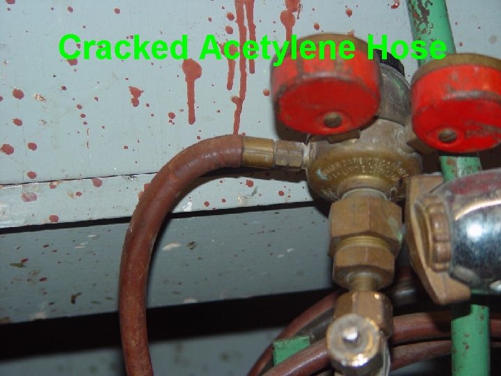 Cracked Acetylene Hose 