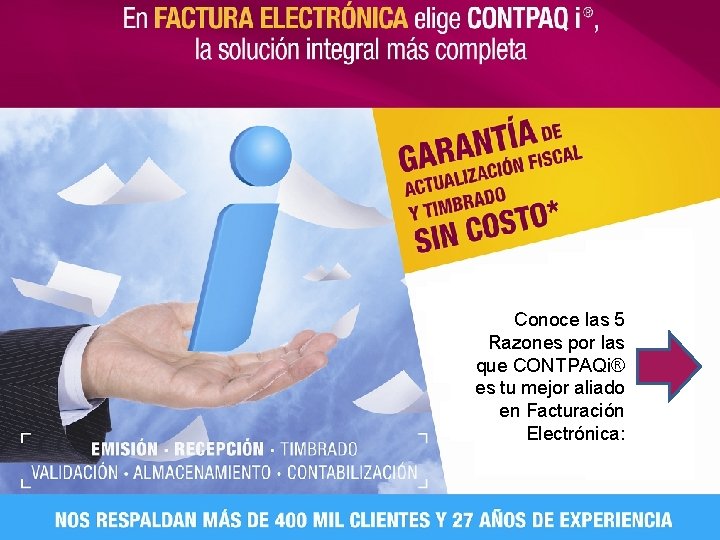 Conoce las 5 Razones por las que CONTPAQi® es tu mejor aliado en Facturación