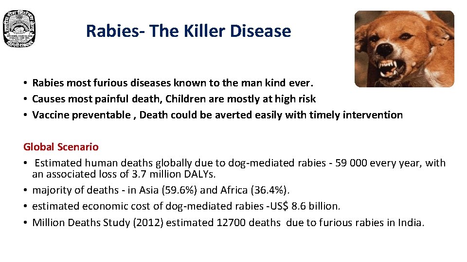 Updates on National Rabies Control Programme Dr Simmi