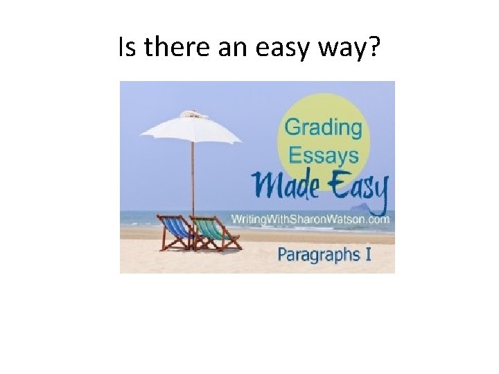 Is there an easy way? 
