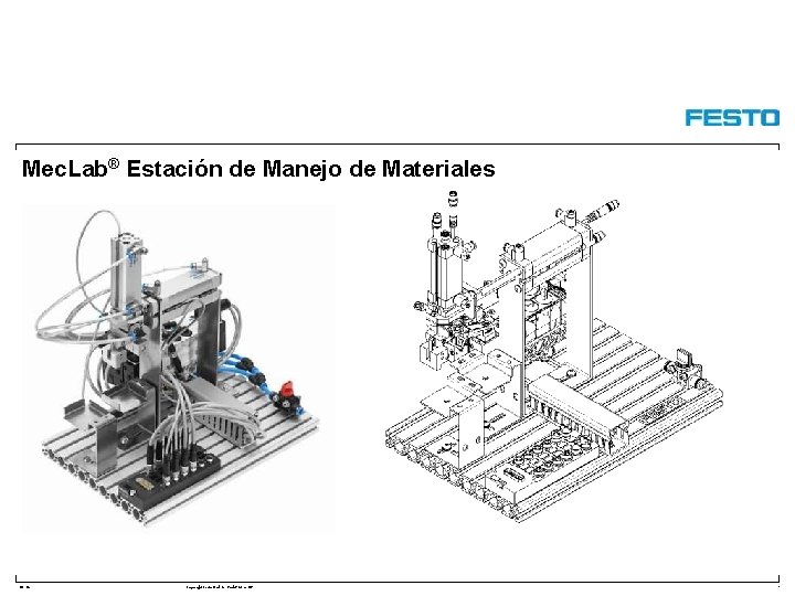 Mec. Lab® Estación de Manejo de Materiales DC-R/ Copyright Festo Didactic Gmb. H&Co. KG