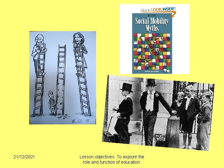 21/12/2021 Lesson objectives: To explore the role and function of education. 