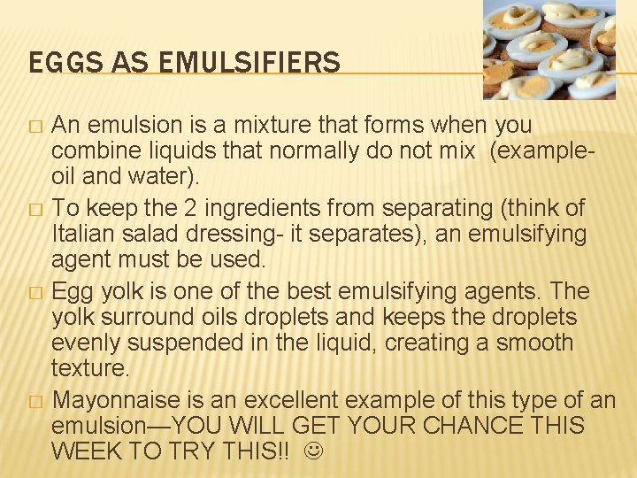 The Incredible Edible EGG NUTRITIONAL VALUE OF EGGS