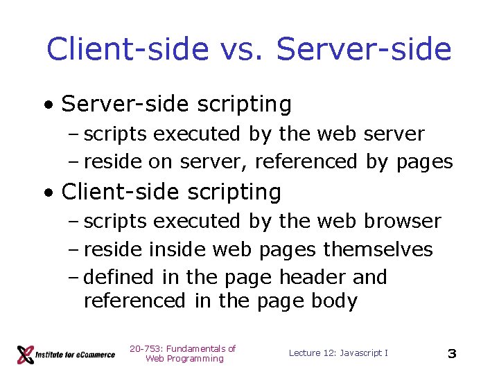 Fundamentals of Web Programming Lecture 12 Introduction to image.