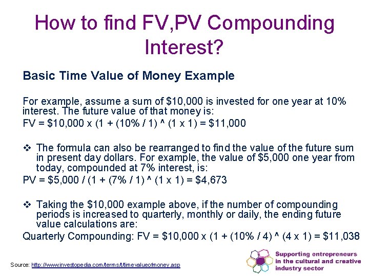 How to find FV, PV Compounding Interest? Basic Time Value of Money Example For