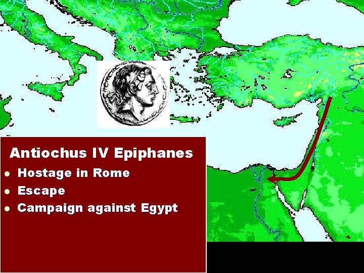 Antiochus IV Epiphanes Hostage in Rome Escape Campaign against Egypt 