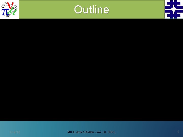 Outline • Motivation • Introduction to the simulation setup and the genetic algorithm optimizations