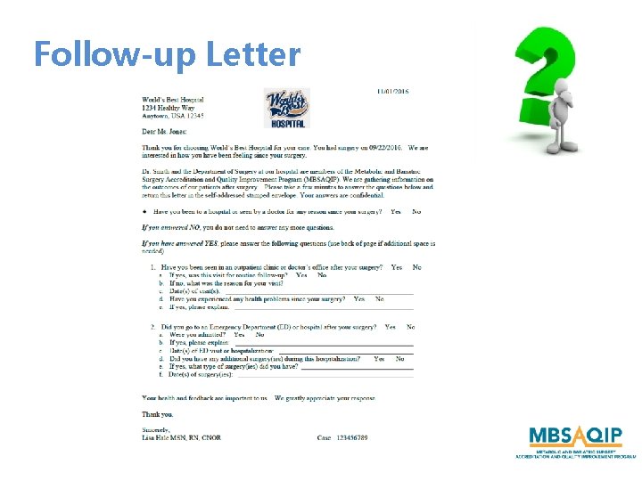 Follow-up Letter 