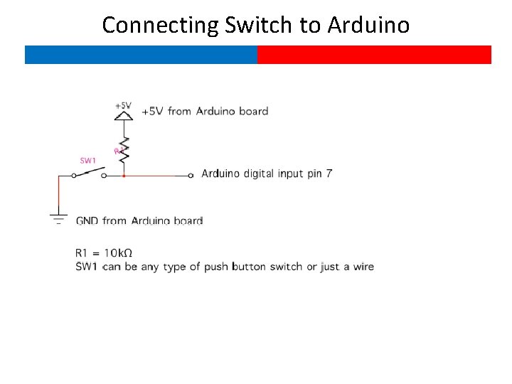 Connecting Switch to Arduino 