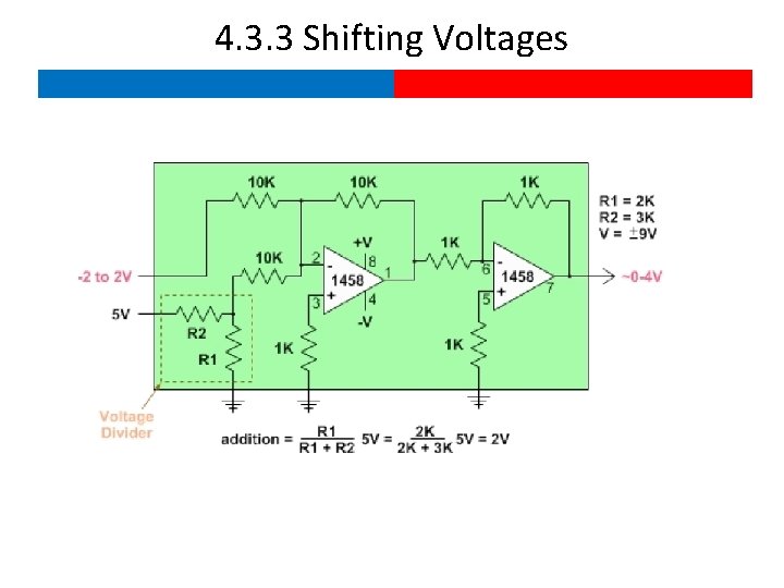 4. 3. 3 Shifting Voltages 