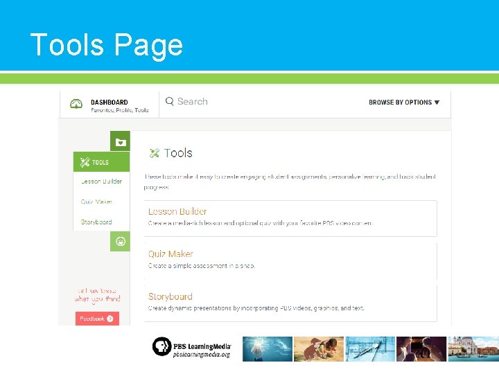 Tools Page 