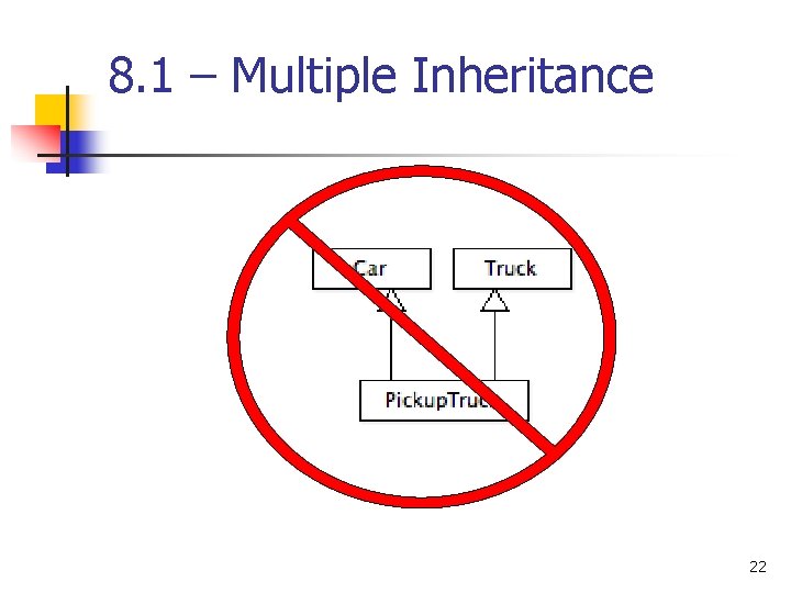 8. 1 – Multiple Inheritance 22 1 -22 8. 1 – Multiple Inheritance 22 1 -22