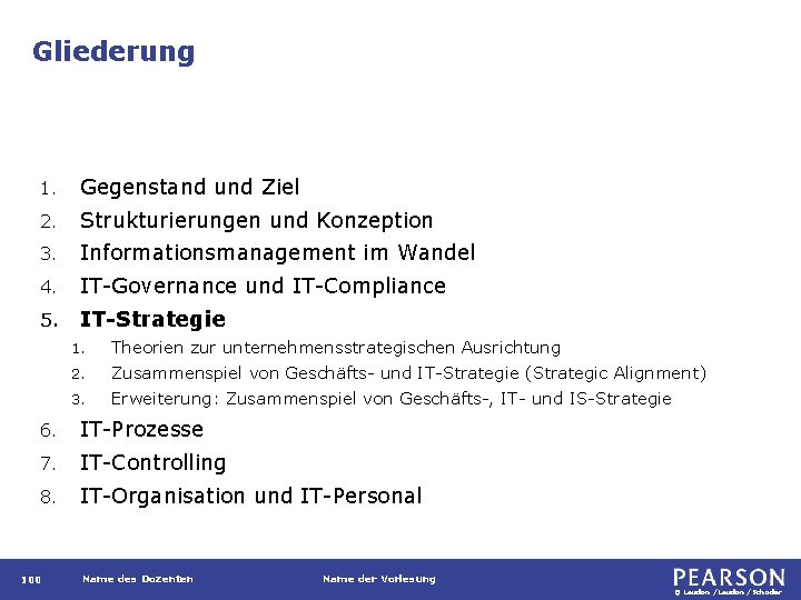 Gliederung 1. Gegenstand und Ziel 2. Strukturierungen und Konzeption 3. Informationsmanagement im Wandel 4.