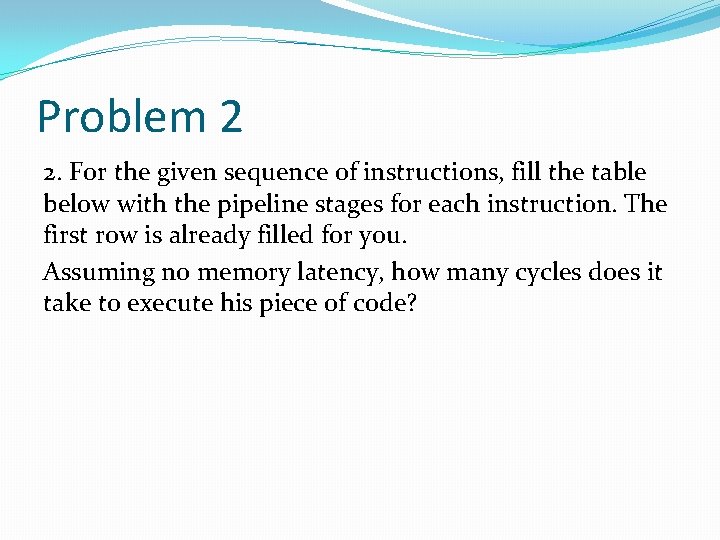 Appendix C Practice Problem Set 1 Problem 1