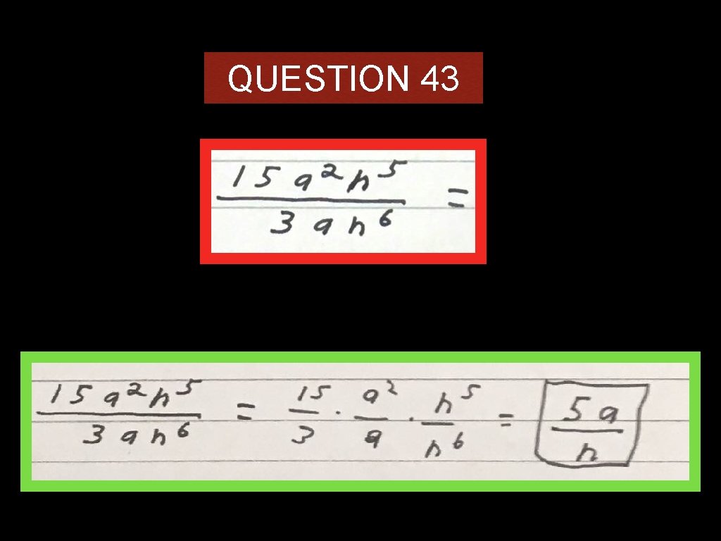 QUESTION 43 