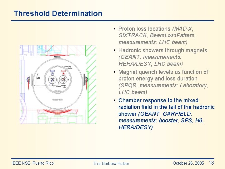 Threshold Determination § Proton loss locations (MAD-X, SIXTRACK, Beam. Loss. Pattern, measurements: LHC beam)