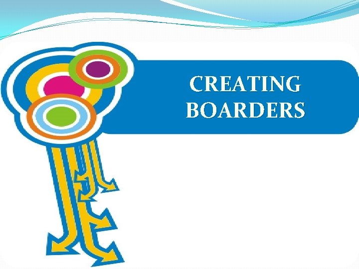 CREATING BOARDERS 