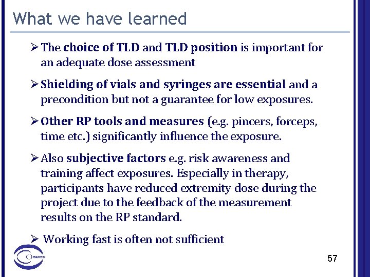What we have learned Ø The choice of TLD and TLD position is important