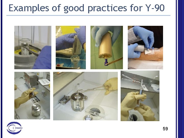 Examples of good practices for Y-90 59 