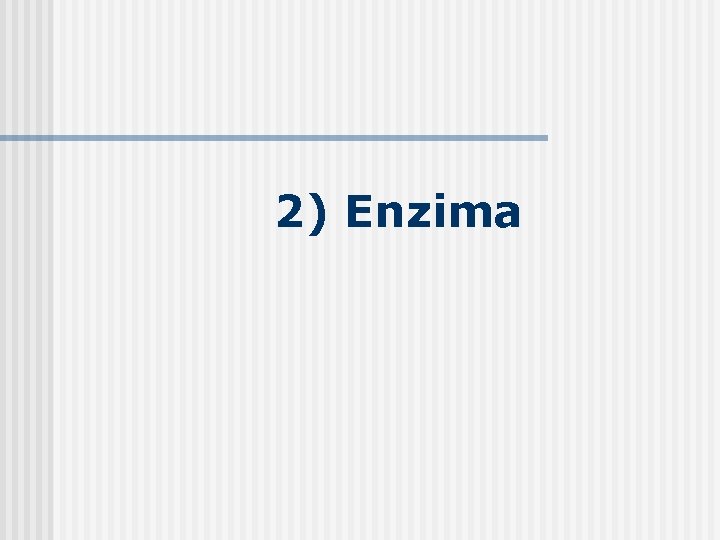 2) Enzima 
