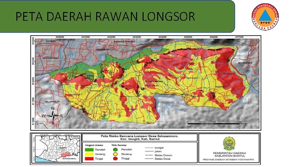 PETA DAERAH RAWAN LONGSOR 