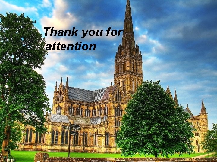 Thank you for attention 