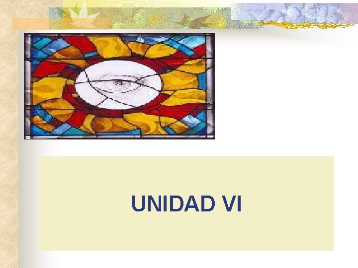 UNIDAD VI 