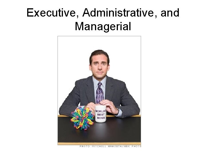 Executive, Administrative, and Managerial 