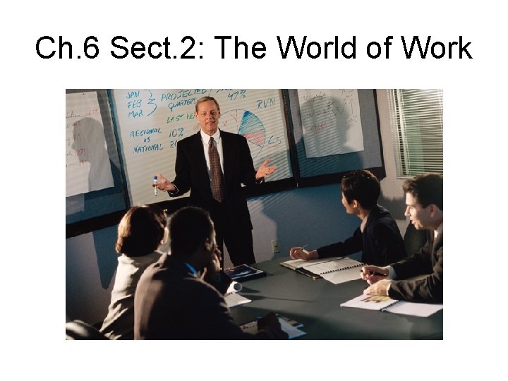 Ch. 6 Sect. 2: The World of Work 