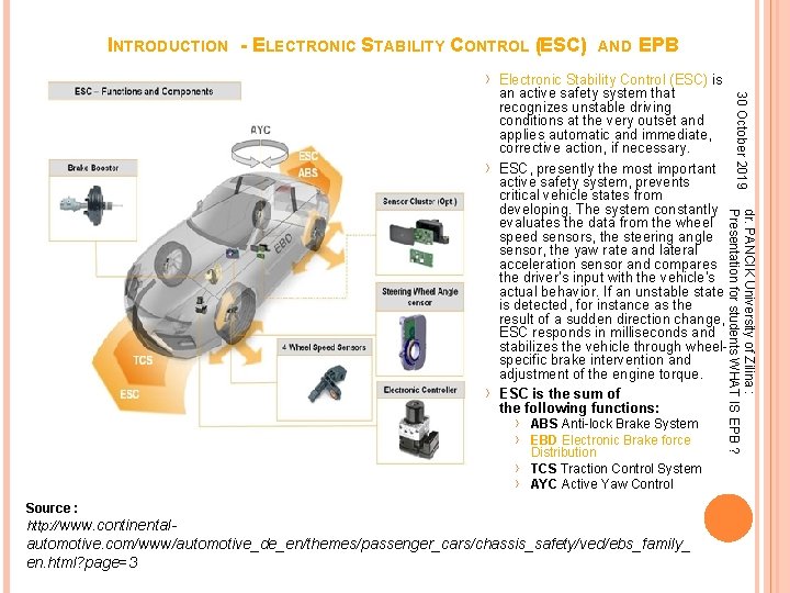 INTRODUCTION - ELECTRONIC STABILITY CONTROL (ESC) › Electronic Stability Control (ESC) is an active