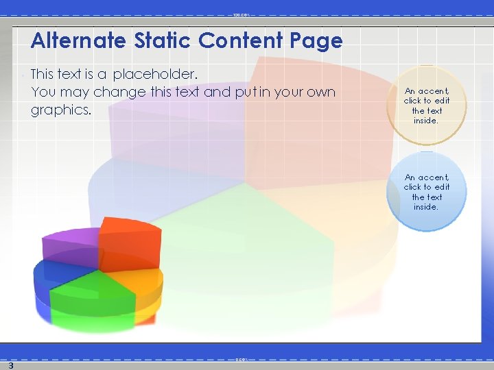 Alternate Static Content Page • This text is a placeholder. You may change this