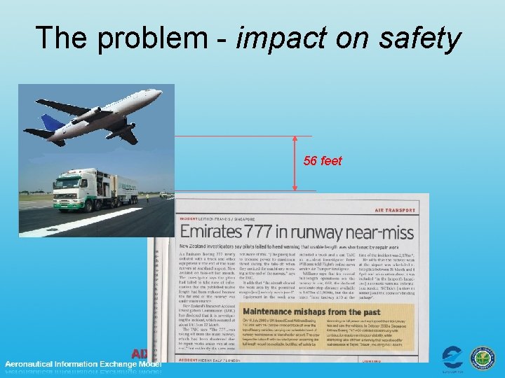The problem - impact on safety 56 feet 
