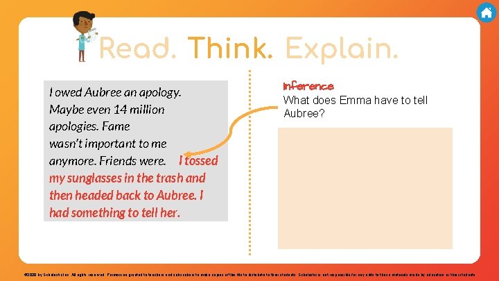 Read. Think. Explain. I owed Aubree an apology. Maybe even 14 million apologies. Fame