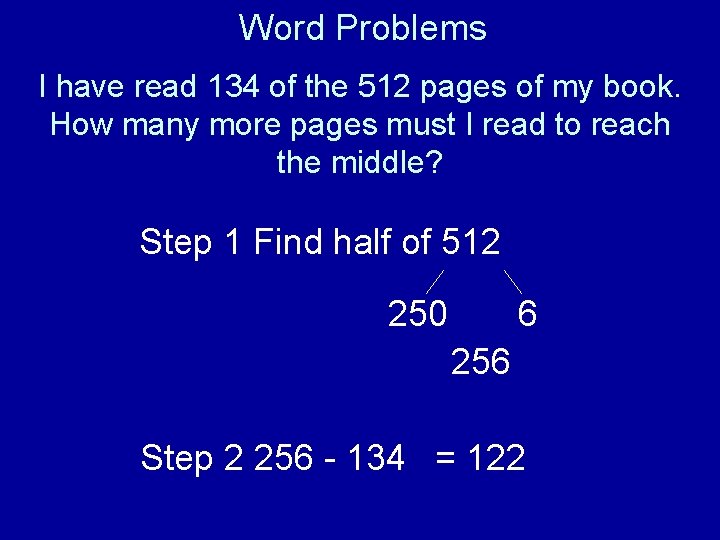 Word Problems I have read 134 of the 512 pages of my book. How