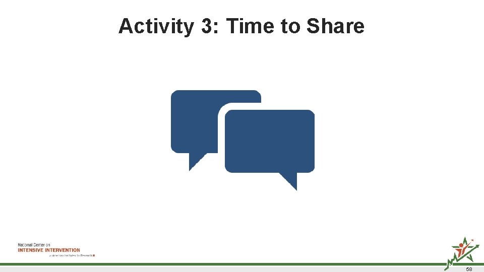 Activity 3: Time to Share 58  Activity 3: Time to Share 58