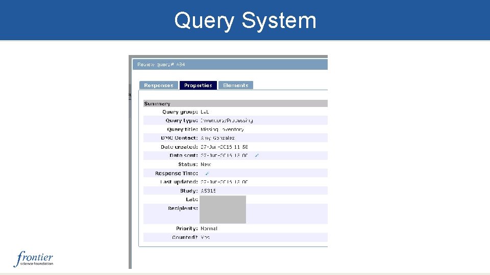 Query System 
