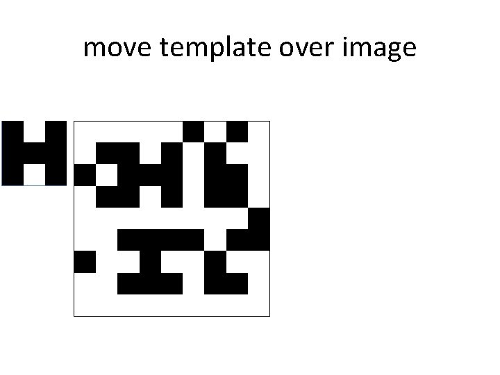 move template over image 