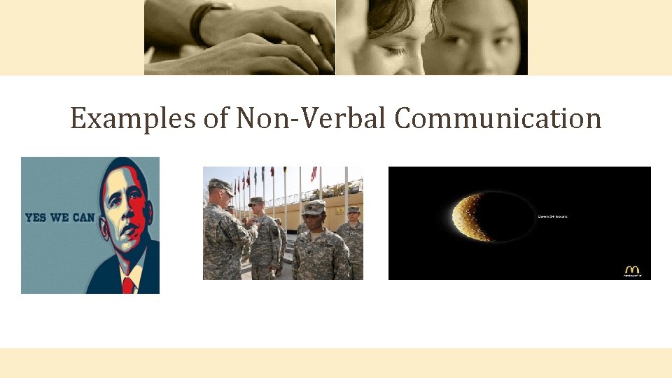 Examples of Non-Verbal Communication 