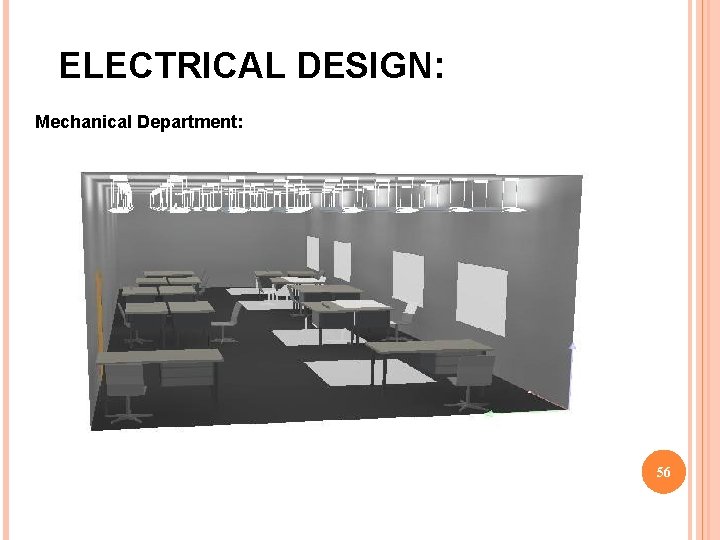 ELECTRICAL DESIGN: Mechanical Department: 56 